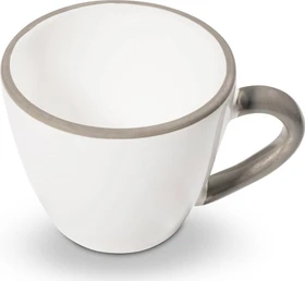 Gmundner Keramik Grauer Rand Espressotasse Gourmet 60ml