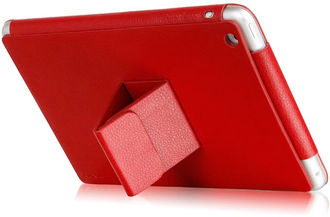 Luxa2 Lucca iPad mini Leder Schutzhülle und Stand rot
