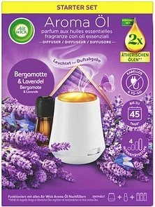 Air Wick Aroma-Öl Diffuser Starter-Set Bergamotte & Lavendel, 20ml