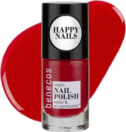 benecos Nail Polish 20-Free Nagellack vintage red, 5ml