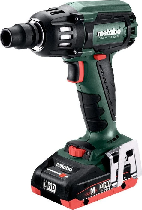 Metabo SSW 18 LTX 400 BL Akku-Schlagschrauber inkl. Koffer + 2 Akkus 4.0Ah