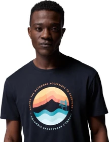 Columbia Path Lake II Graphic T-Shirt kurzarm black/circular linescape (Herren)