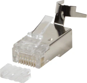 LogiLink RJ-45 Cat6a Steckverbinder, 50er-Pack, geschirmt