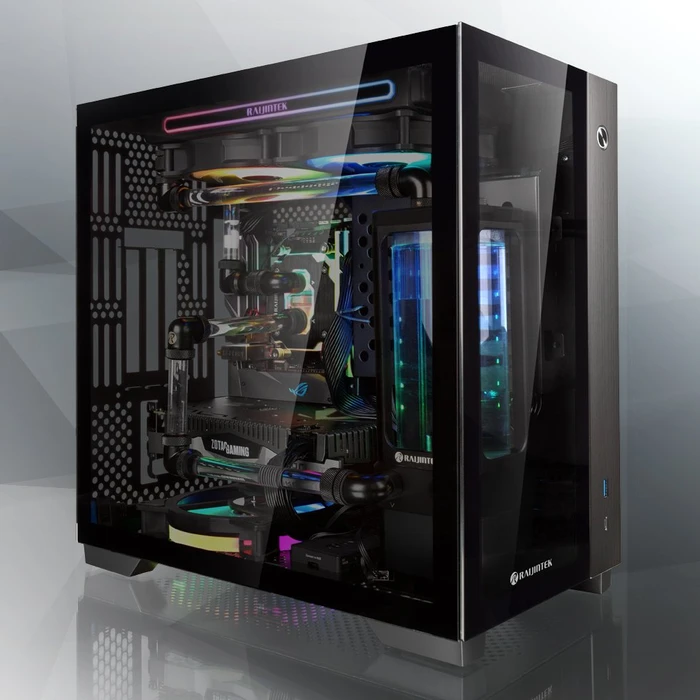 Raijintek Paean Mini, Glasfenster, Mini-ITX