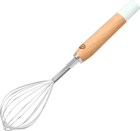 Dr. Oetker Modern Baking Retro Design Schneebesen mit Holzgriff 26.5cm