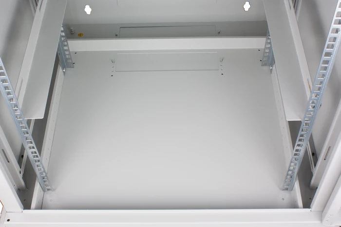 Rockstable 19" Wandschrank 12HE, Sicherheitsglastür, IP2X, weiß, 600mm tief