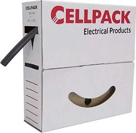 Cellpack SB 3-1 Schrumpfschlauch 3:1, 15m, schwarz (127132)