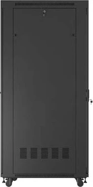 Lanberg 19" Rackschrank 42HE, LCD, freistehend, Flat Pack, V2, Glastür, IP20, RAL 9004, 1000mm tief