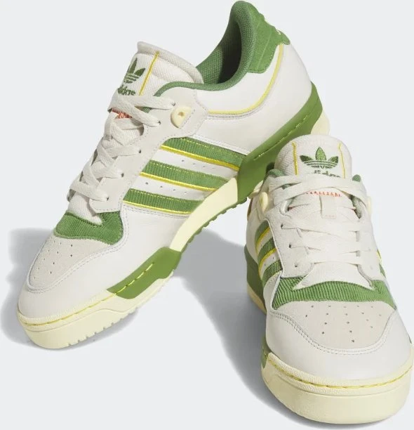 adidas Rivalry Low 86 chalk white/crew green/hazy yellow