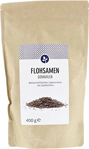 Aleavedis Flohsamenschalen gemahlen, 400g