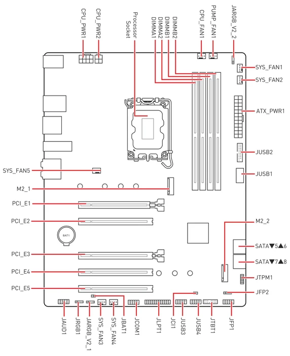 MSI PRO B760-VC WIFI (Intel 1700)