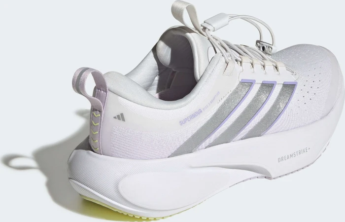 adidas Supernova Rise 3 Adaptive crystal white/silver metallic/glow purple (Damen)