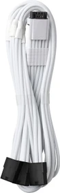 CableMod Pro ModMesh 12VHPWR PCI-e Extension, 3x 8-Pin PCIe Stecker auf 16-Pin PCIe 5.0 12VHPWR Stecker, Adapterkabel, weiß, 45cm