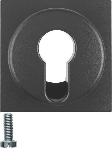 Berker S.1/B.3/B.7 Zentralstück für Schlüsselschalter/-taster, anthrazit matt