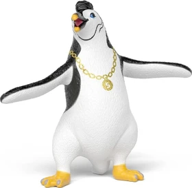 Schleich Die Schule der magischen Tiere - Juri der Pinguin mit Goldkette