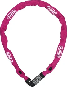 ABUS Schloss-Ketten-Kombi 1200/60 web Kettenschloss, Zahlenkombination coral