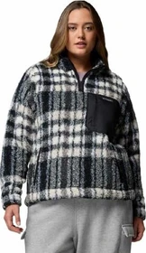 Columbia West Bend II Sherpa Half Zip Fleece Pullover black/herringplaid (Damen)
