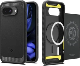 Spigen Rugged Armor (MagFit) für Google Pixel 9a Matte Black
