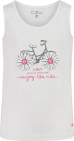 CMP Grafik Funktionsshirt ärmellos bianco (Junior)