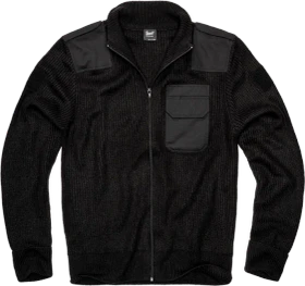 Brandit BW Cardigan Strickjacke schwarz (Herren)