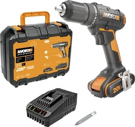 Worx 20V PowerShare Akku-Bohrschrauber inkl. Koffer + Akku 2.5Ah