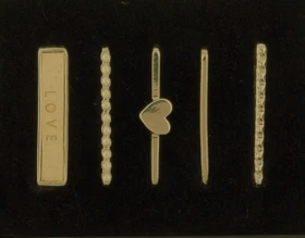 Peter Jäckel OHLALA! Smartwatch Charms shiny heart gold