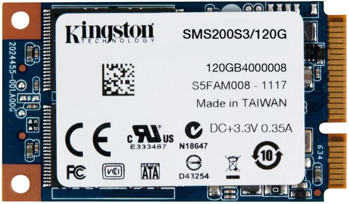 Kingston SSDNow mS200 120GB, MO-300 / mSATA 6Gb/s