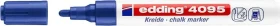 edding 4095 Kreidemarker blau, 10er-Pack