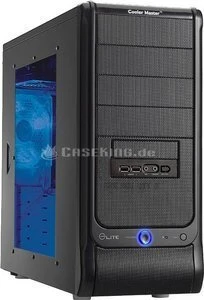 Cooler Master Elite 330 schwarz, Acrylfenster