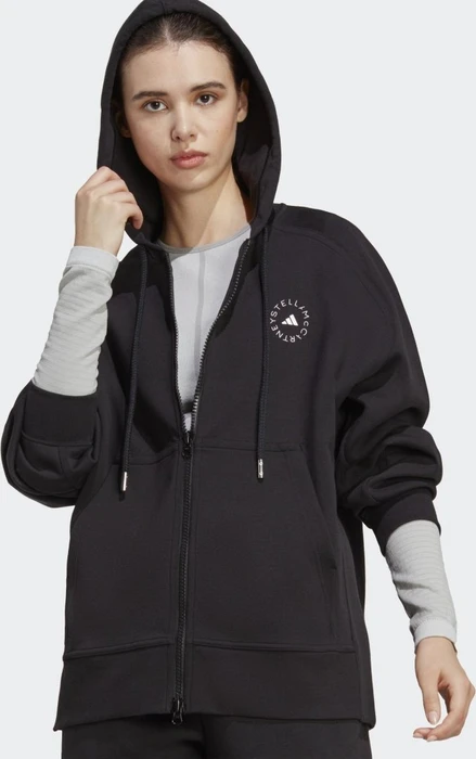adidas by Stella McCartney Hoodie schwarz/weiß (Damen)