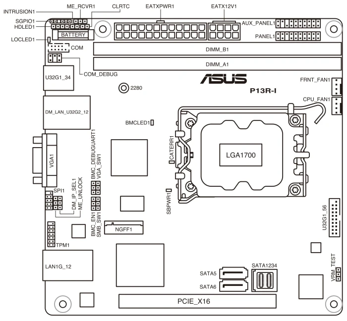 ASUS P13R-I (Intel 1700)