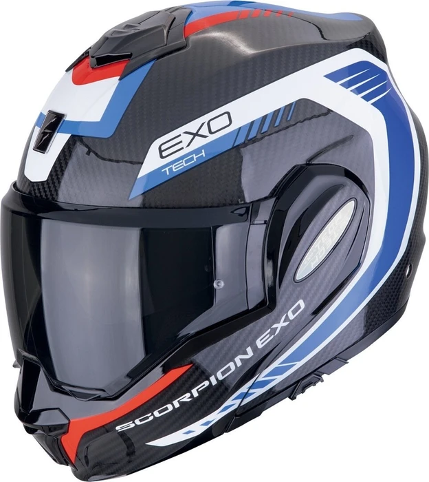 Scorpion EXO-Tech Evo Carbon Cosy schwarz/weiß/blau/rot