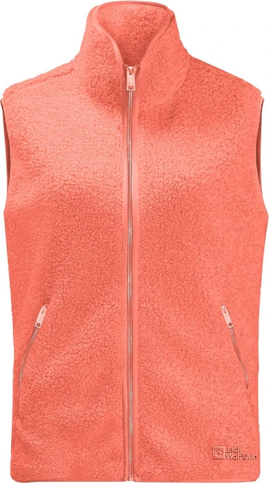 Jack Wolfskin High Curl Weste warm amber (Damen)