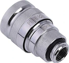 Alphacool Eiszapfen G1/4" AG Schnellverschluss Kupplung, chrome