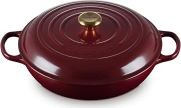 Le Creuset Gourmet-Profitopf Bräter aus Gusseisen rund 30cm 3.5l rhone