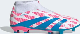 adidas Predator League Laceless FG cloud white/solar blue/solar pink (Junior)