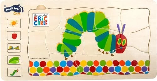 Legler Small Foot Schichtenpuzzle Raupe Nimmersatt