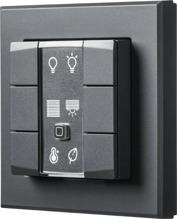 eQ-3 Homematic IP Wandtaster 6-fach anthrazit