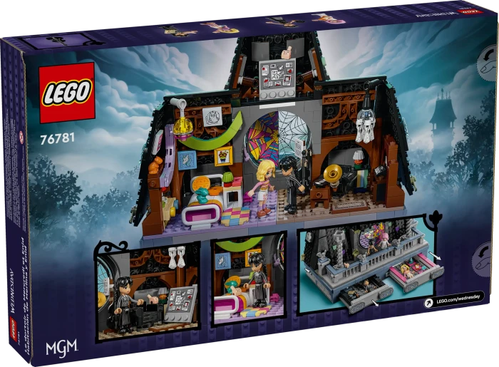 LEGO Wednesday - Wednesdays und Enids Zimmer im Studentenwohnheim