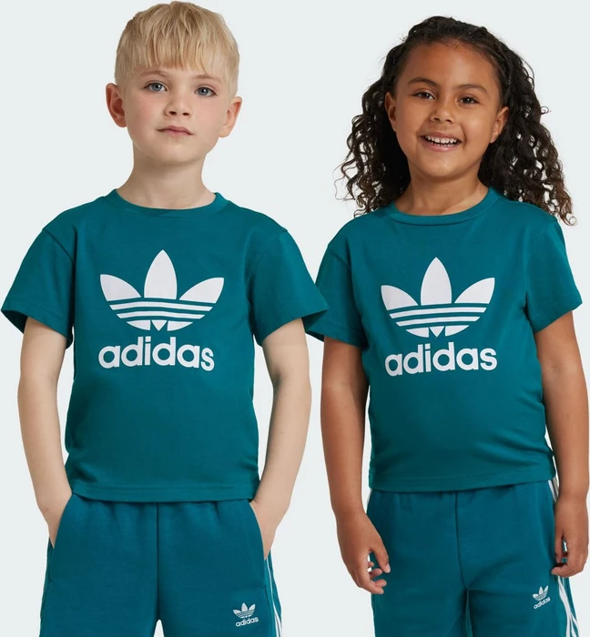 adidas Adicolor Trefoil T-Shirt kurzarm legacy teal (Junior)