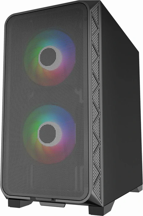 Gembird Fornax MK200F Black, Glasfenster