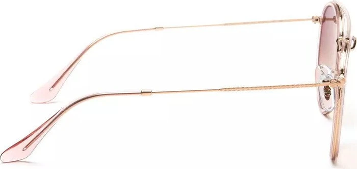 Ray-Ban Round Double Bridge bronze copper/brown gradient