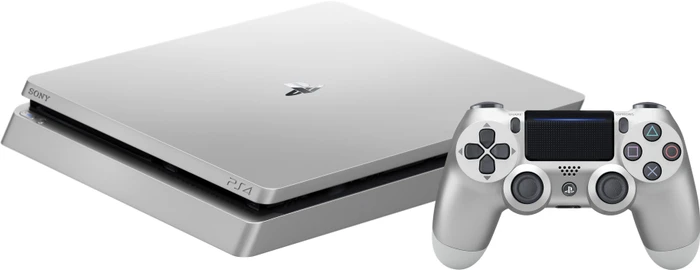 Sony PlayStation 4 Slim - 500GB inkl. 2 Controller silber