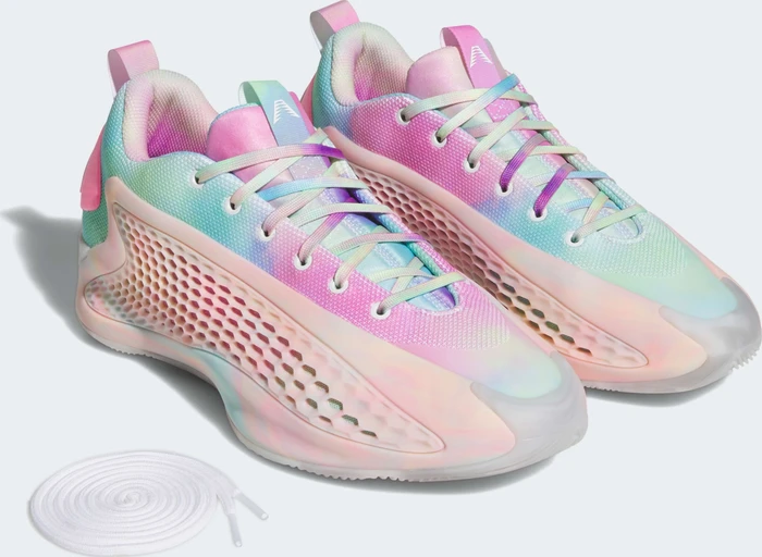 adidas Anthony Edwards 1 Low cloud white/acid orange/bliss pink