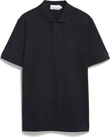 Armedangels Maario Poloshirt kurzarm schwarz (Herren)