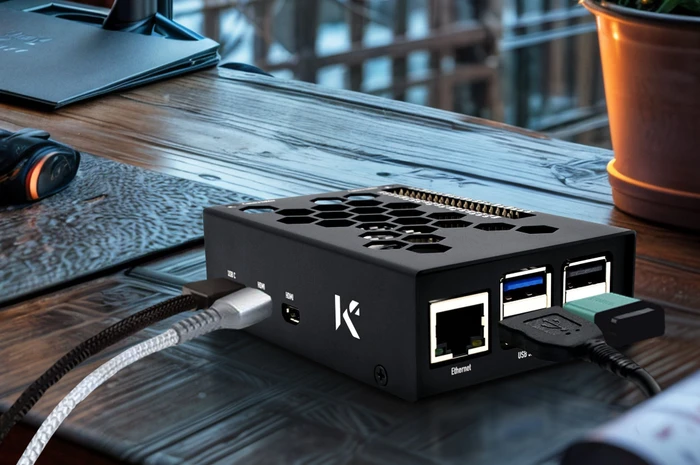 KKSB Aluminiumgehäuse für Raspberry Pi 5, schwarz