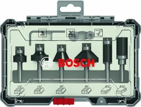 Bosch Professional Fräser-Sortiment inkl. Werkzeugbox, 6-tlg.