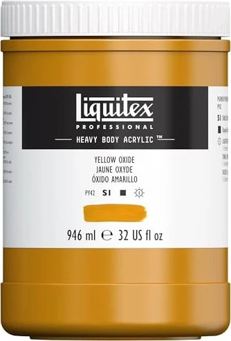 Liquitex Professional Heavy Body Acrylic yellow oxide, 946ml