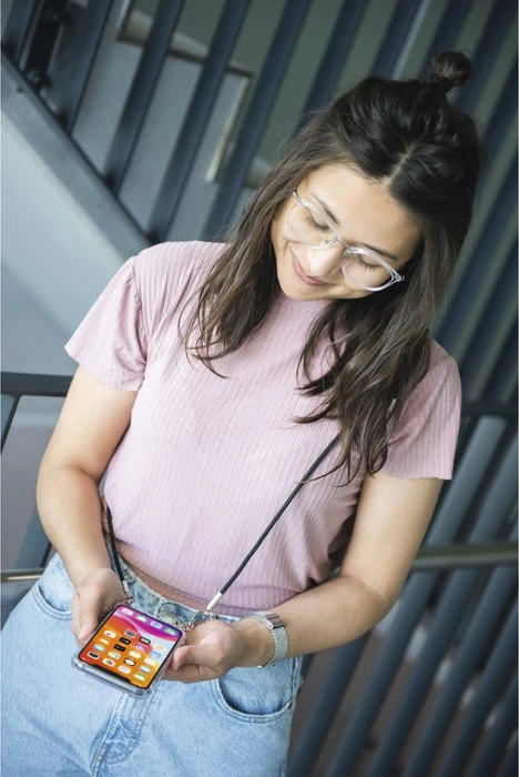 Hama Cross-Body-Cover mit Umhängekordel für Apple iPhone 7/8/SE 2020 transparent