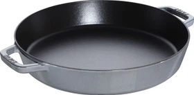 Zwilling Staub Bratpfanne rund mit zwei Griffen 34cm grafitgrau